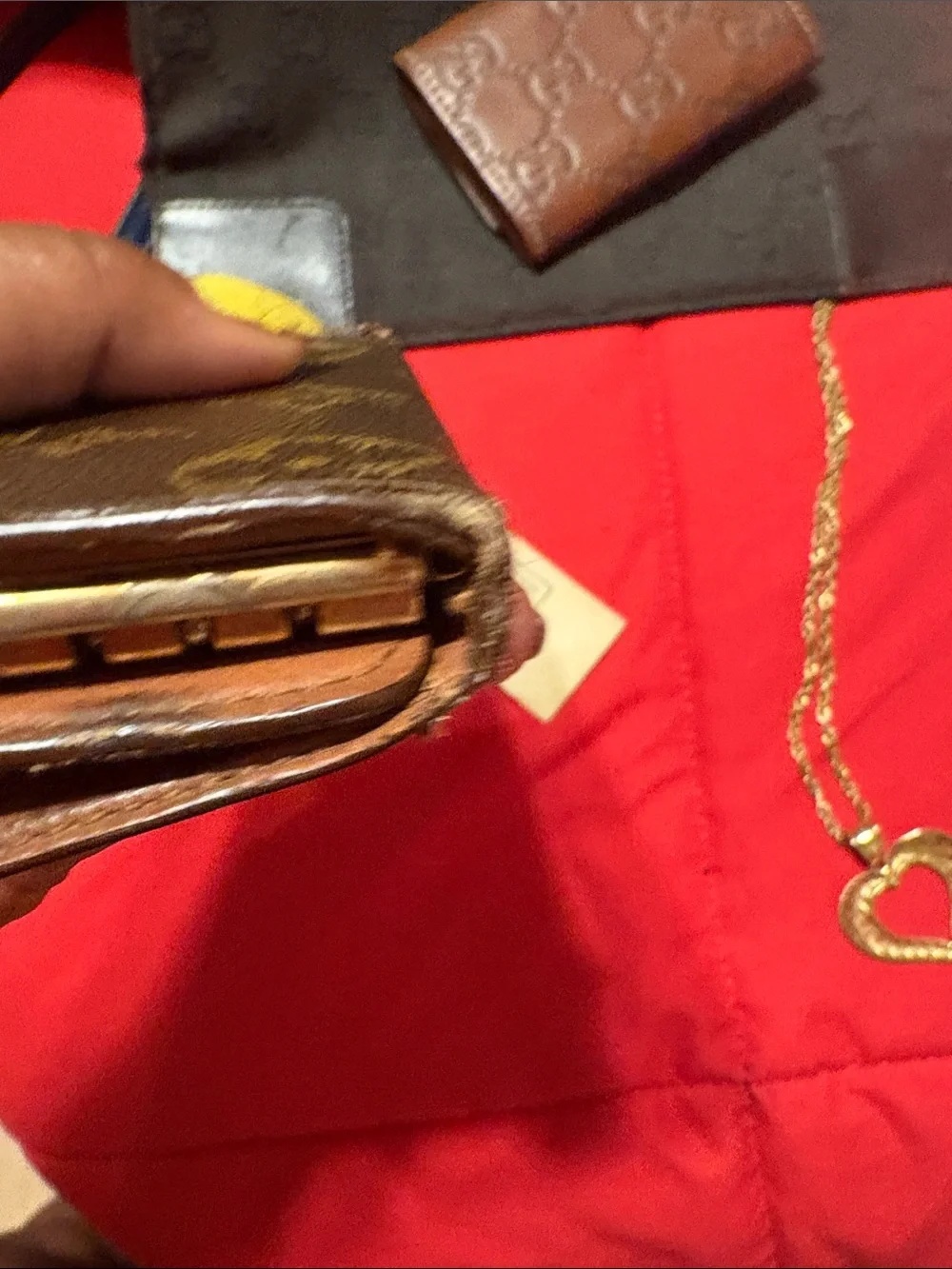 Louis Vuitton Brown Monogram Key Holder